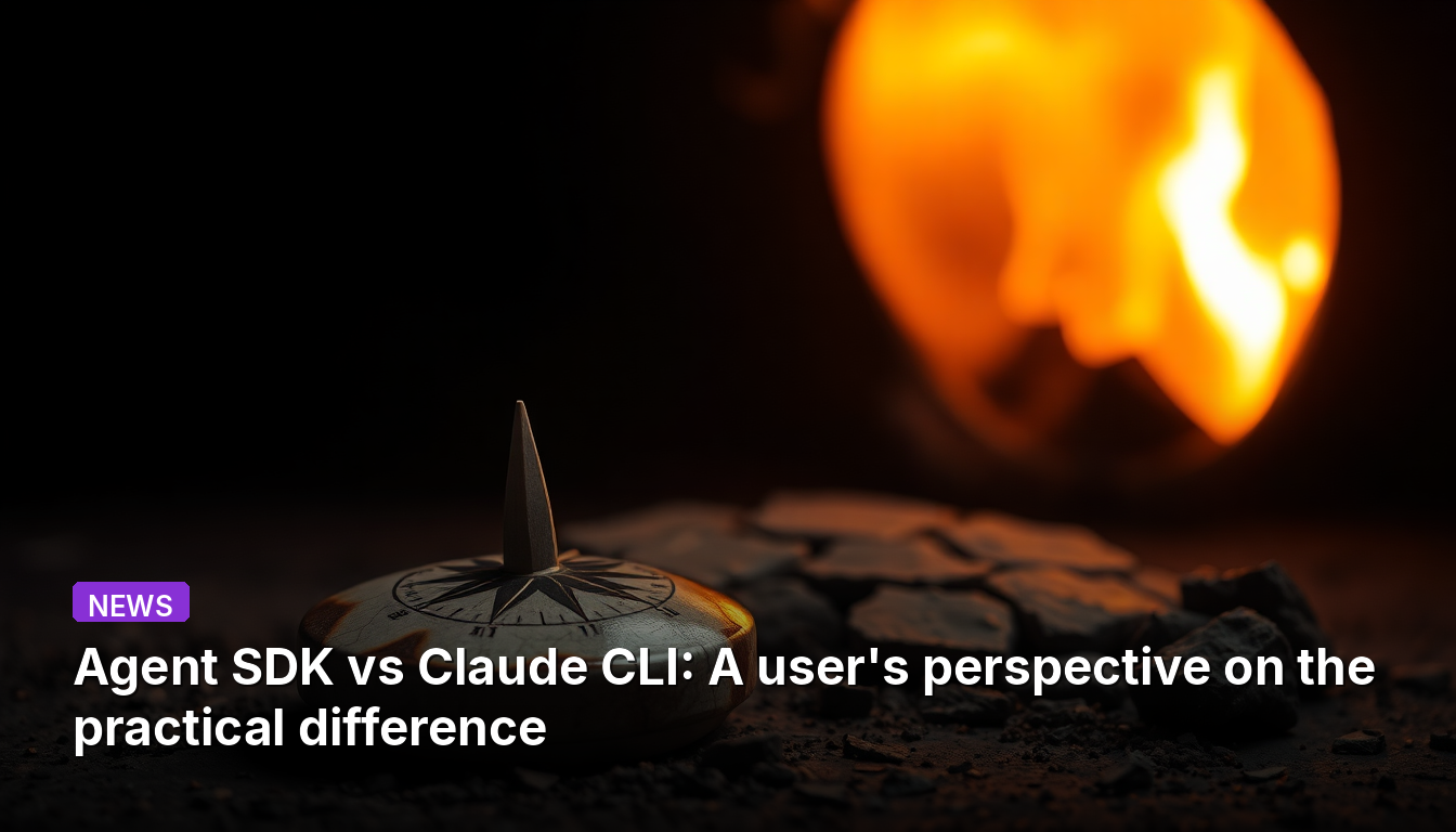 Agent SDK contre Claude CLI : le point de vue d'un utilisateur sur la différence pratique