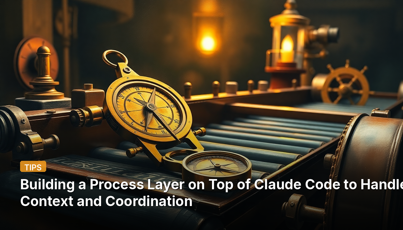 Construction d'une couche de processus au-dessus de Claude Code pour gérer le contexte et la coordination