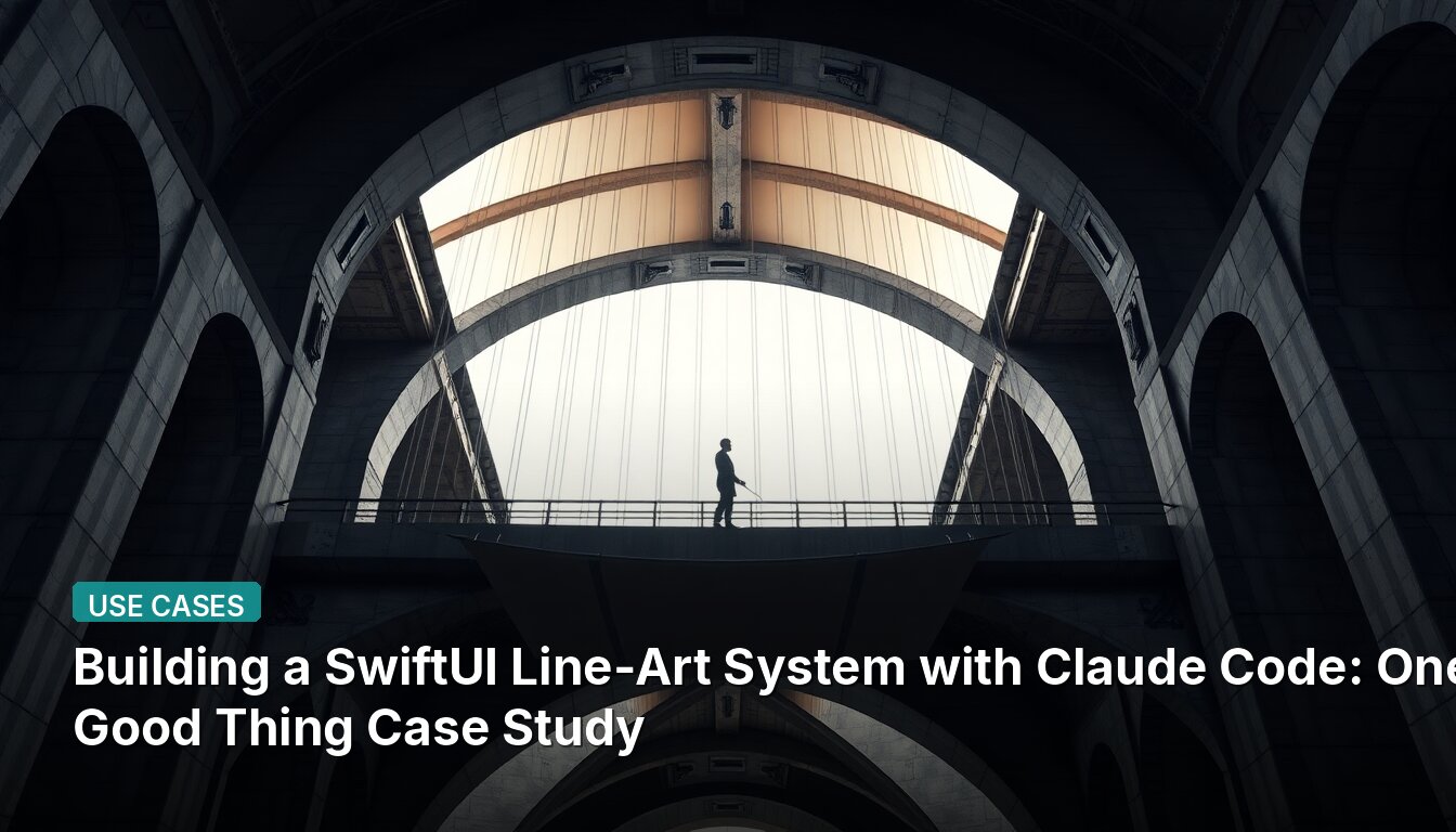 Building a SwiftUI Line-Art System with Claude Code: One Good Thing Case Study