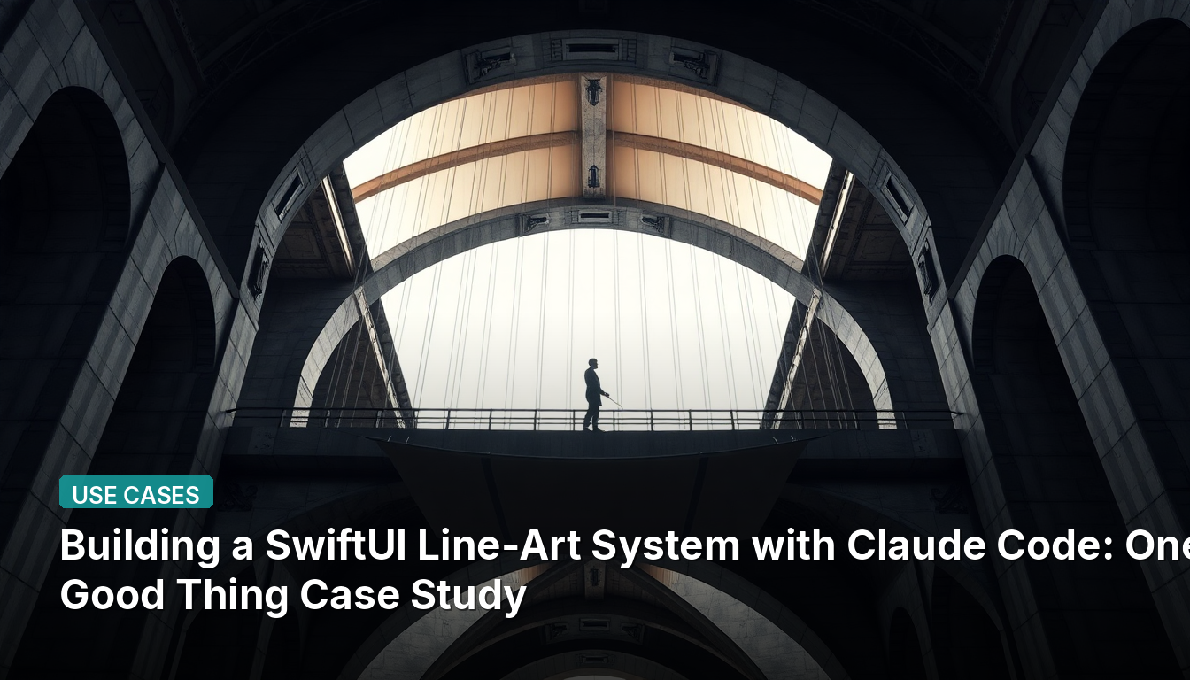 Construindo um Sistema de Arte Linear com SwiftUI e Claude Code: Estudo de Caso One Good Thing
