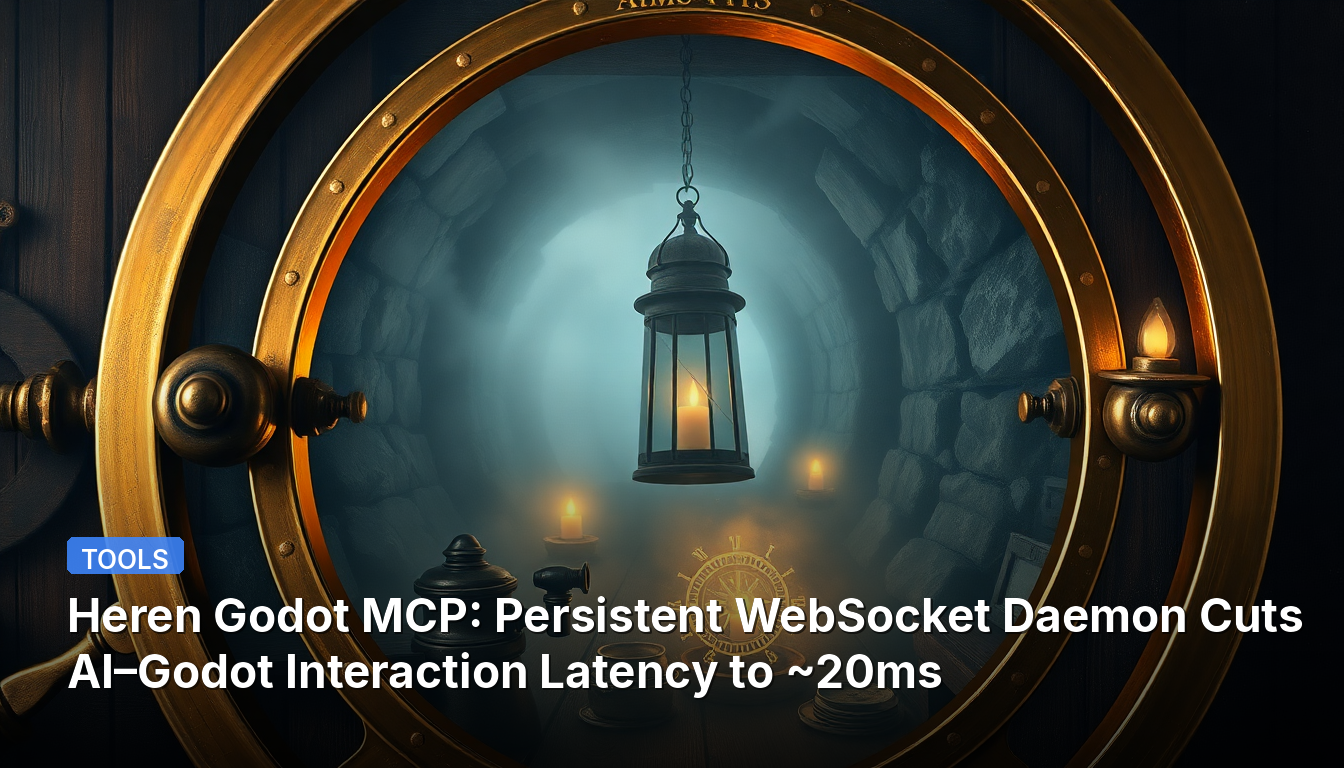 Heren Godot MCP: Daemon WebSocket Persistente Reduz Latência de Interação IA–Godot para ~20ms