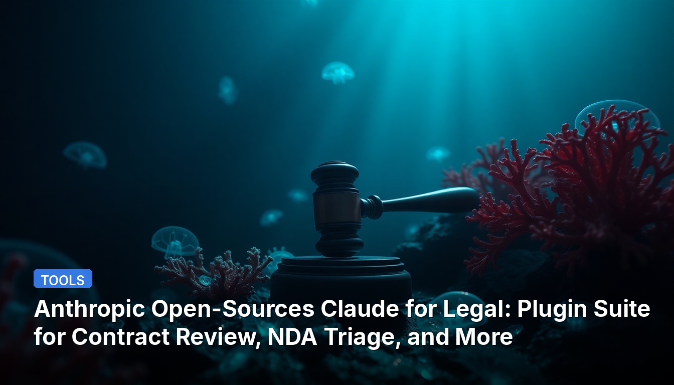 Anthropic open-source Claude pour le droit : suite de plugins pour la révision de contrats, le tri des NDA et plus encore
