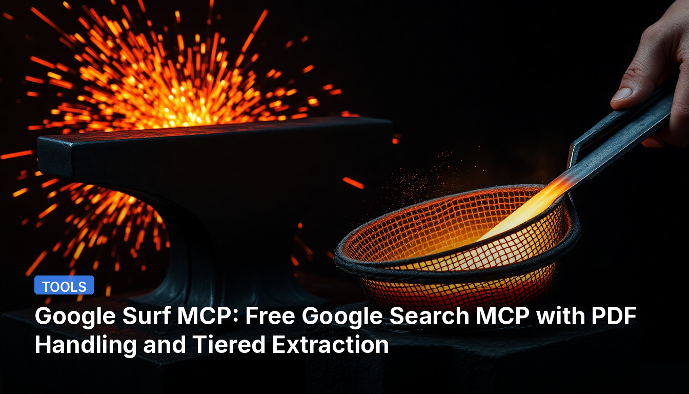 Google Surf MCP: 無料のGoogle検索MCP、PDF処理と段階的抽出機能付き