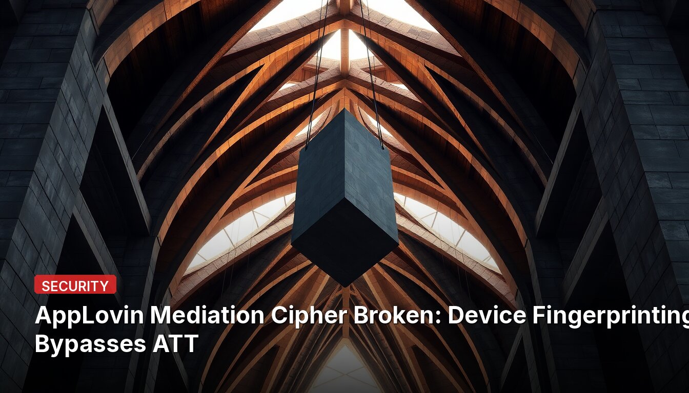 AppLovin Mediation Cipher Broken: Device Fingerprinting Bypasses ATT