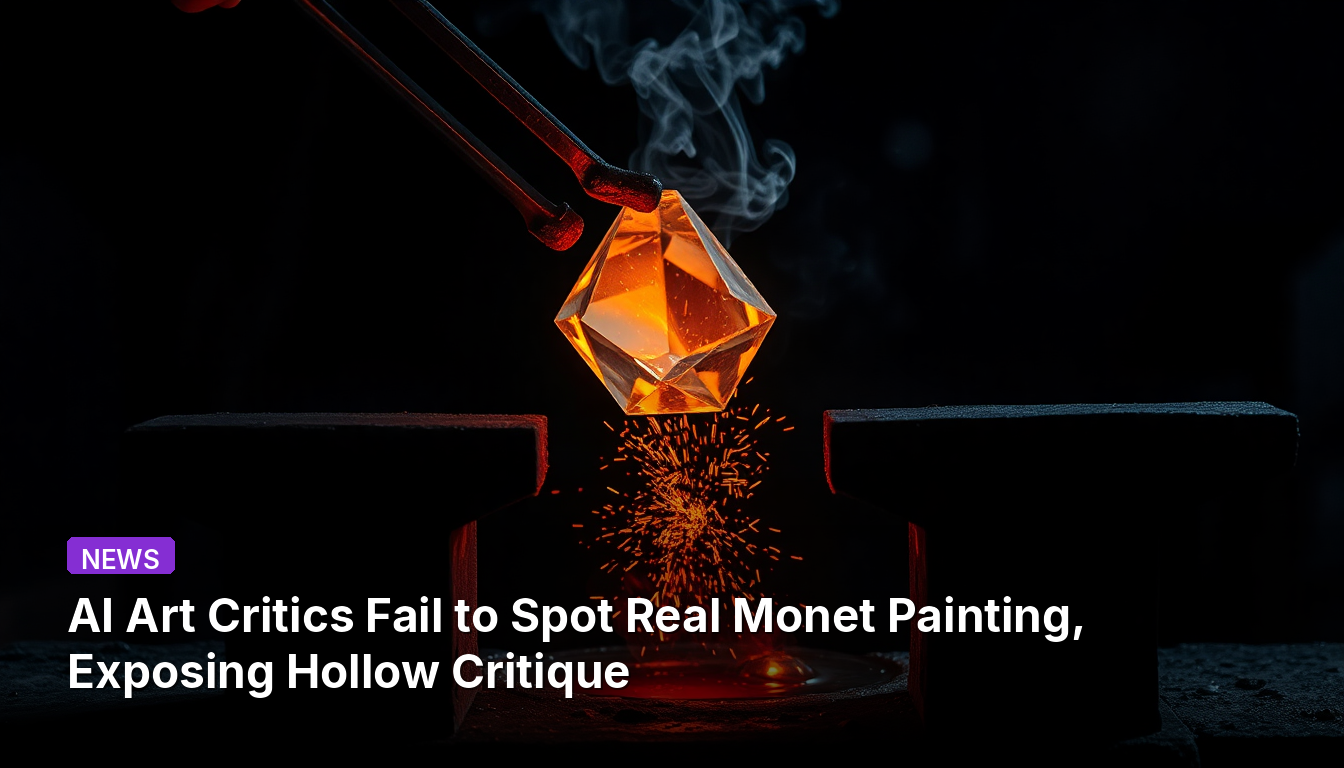 Críticos de arte IA no logran identificar pintura real de Monet, revelando crítica hueca
