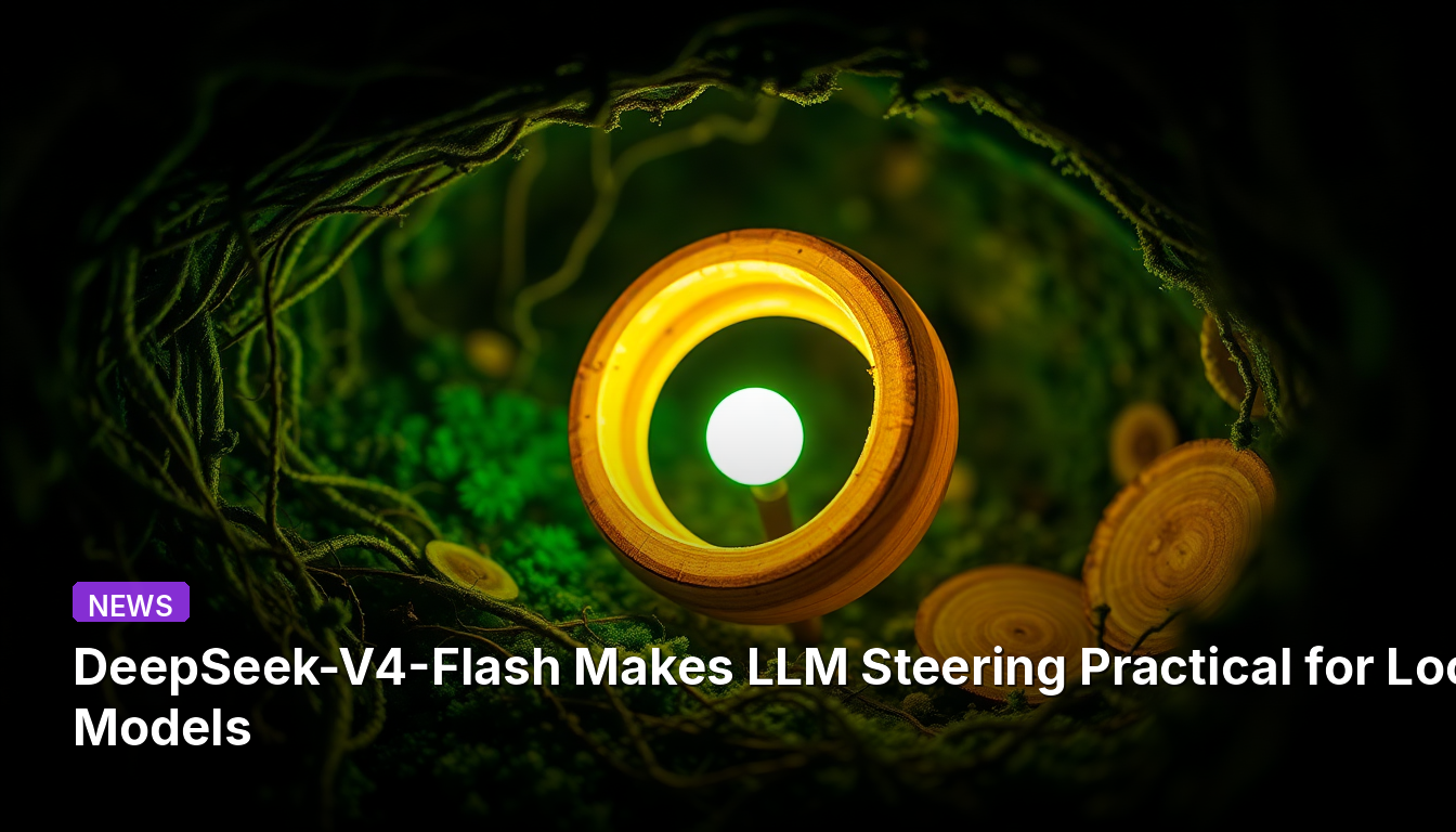 DeepSeek-V4-Flash Torna o Controle de LLMs Prático para Modelos Locais