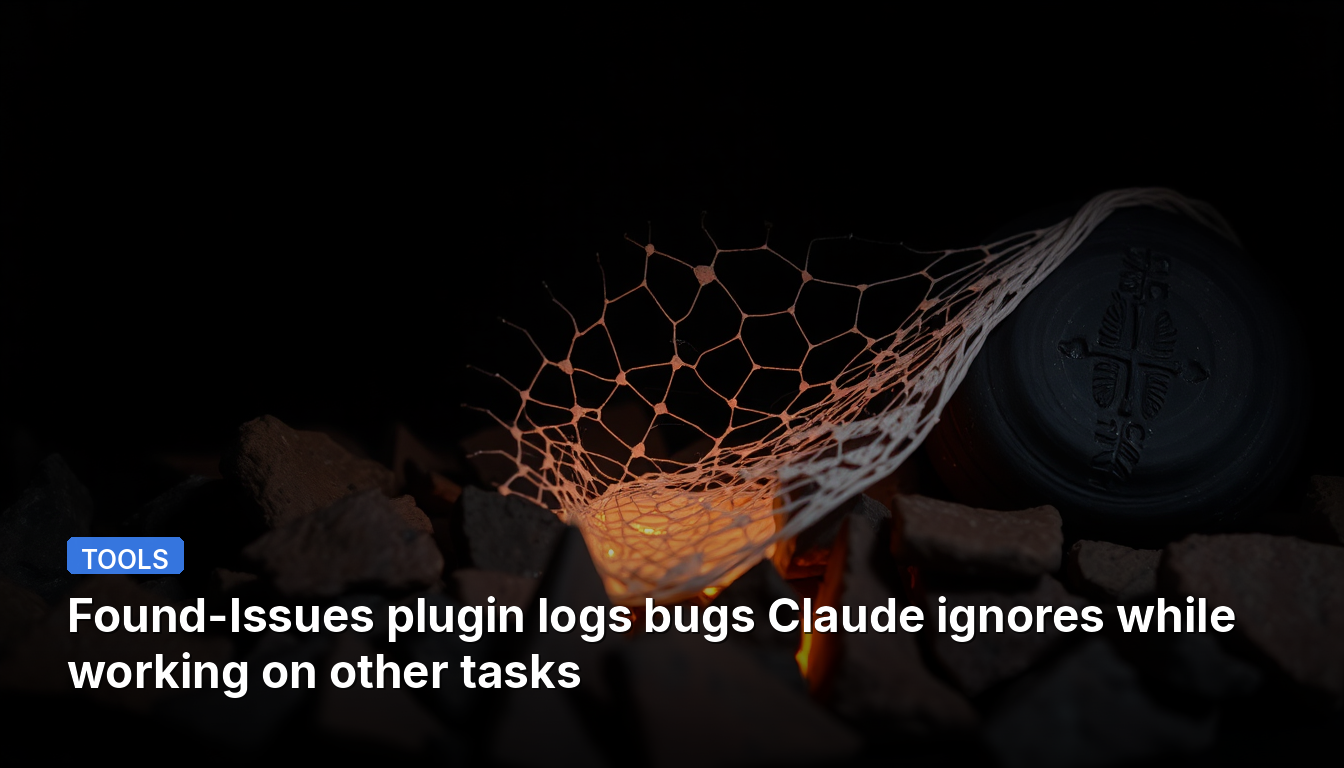 O plugin Found-Issues registra bugs que o Claude ignora ao trabalhar em outras tarefas