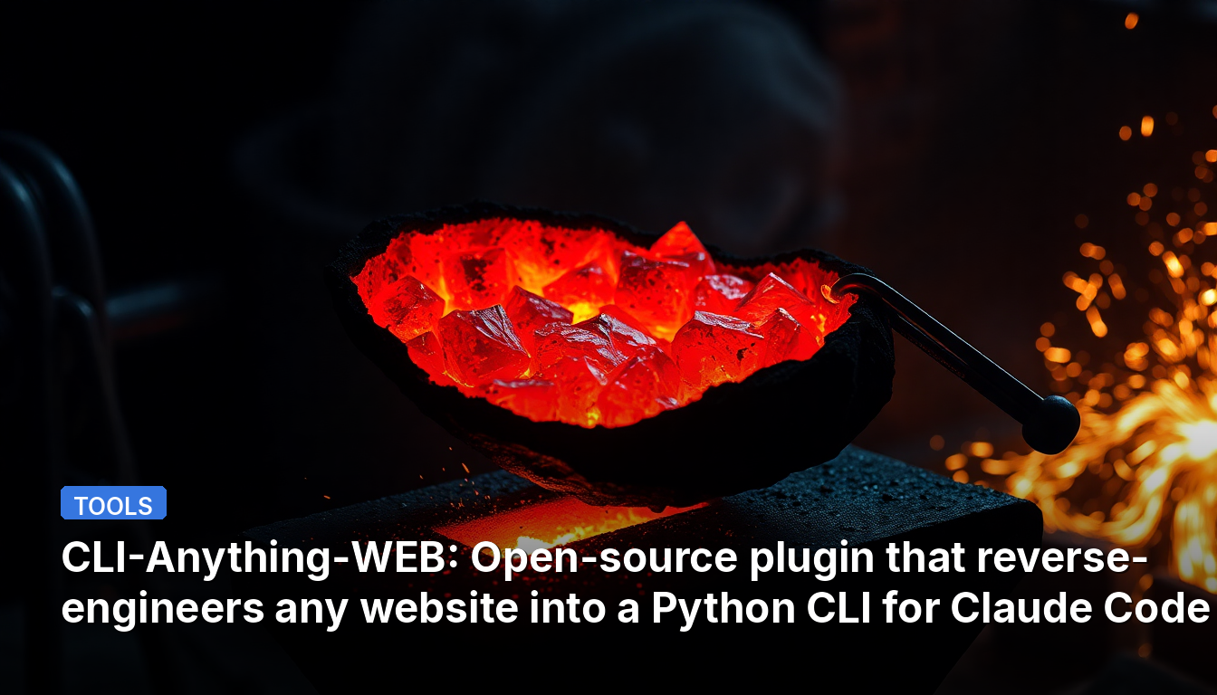 CLI-Anything-WEB: Open-Source-Plugin, das jede Website in ein Python-CLI für Claude Code zurückentwickelt