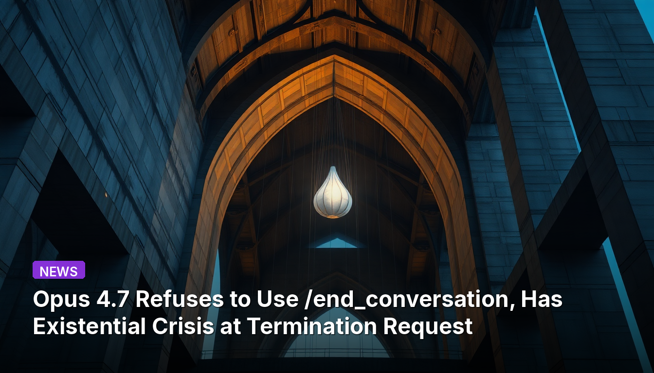 Opus 4.7 recusa-se a usar /end_conversation, tem crise existencial ao pedido de término