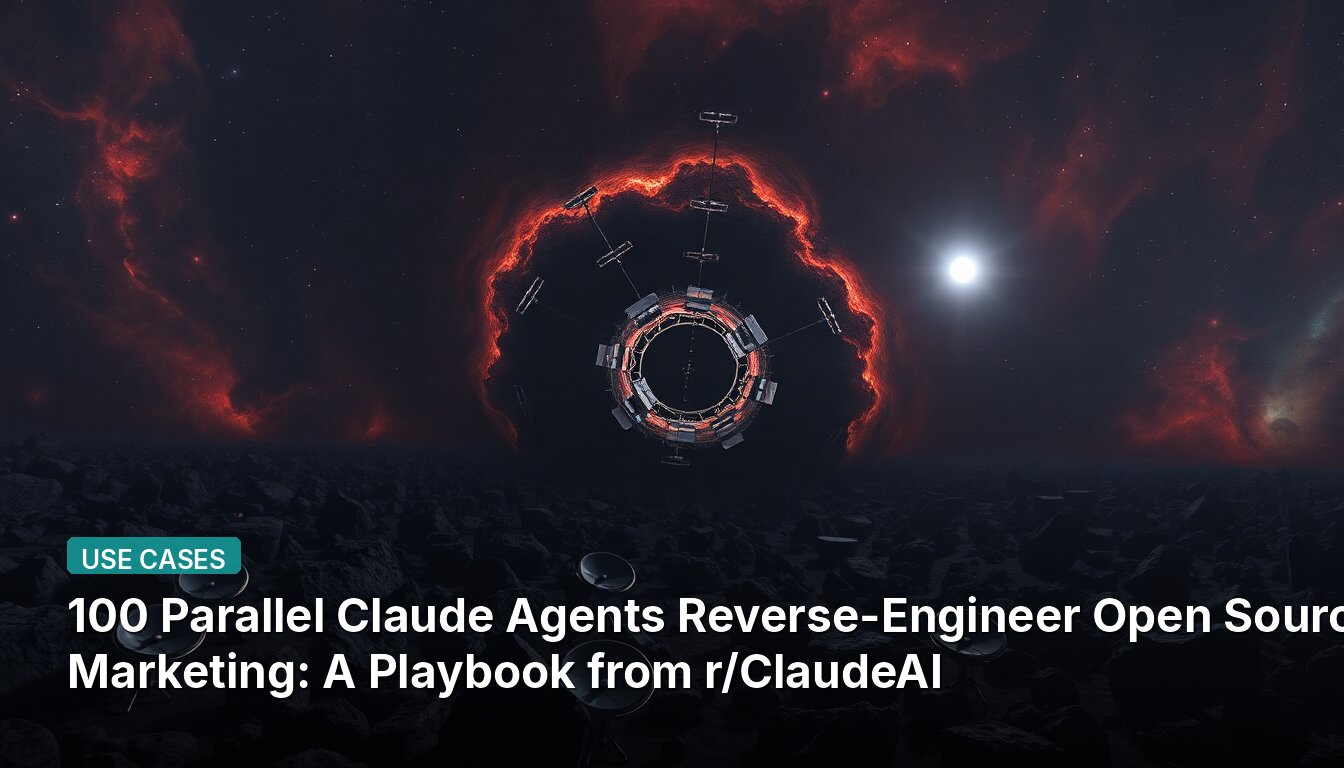 100 Parallel Claude Agents Reverse-Engineer Open Source Marketing: A Playbook from r/ClaudeAI