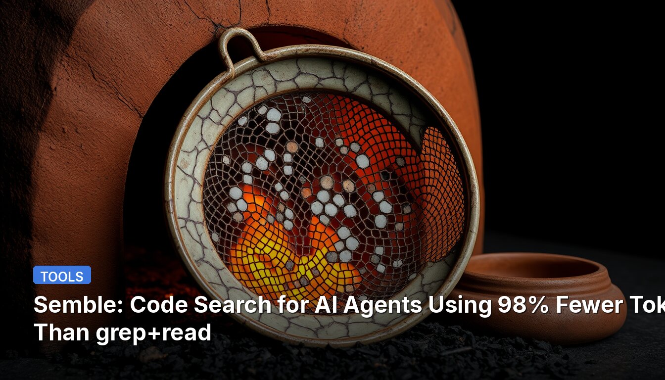 Semble: Codesuche für KI-Agenten mit 98 % weniger Tokens als grep+read