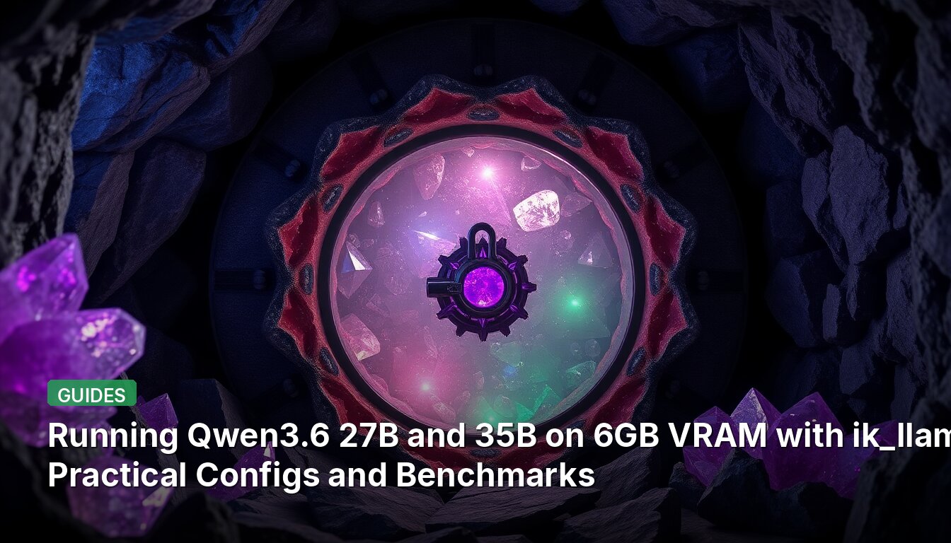 Exécution de Qwen3.6 27B et 35B sur 6 Go de VRAM avec ik_llama : configurations pratiques et benchmarks