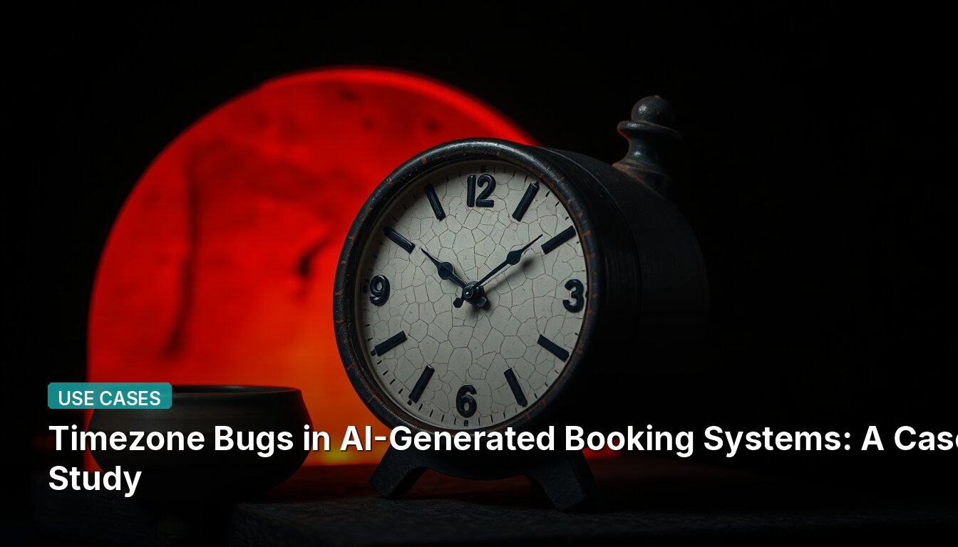 Timezone Bugs in AI-Generated Booking Systems: A Case Study