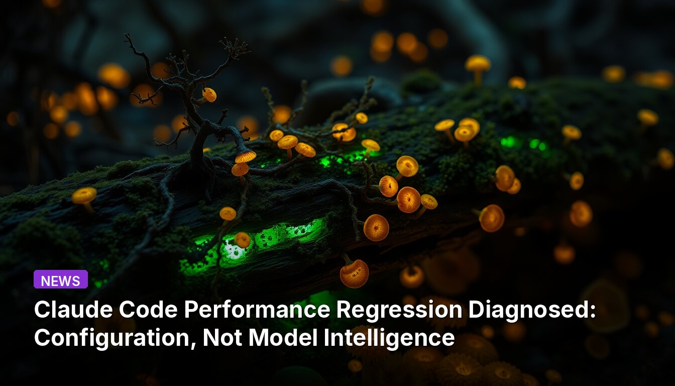Regressão de Desempenho do Claude Code Diagnosticada: Configuração, Não Inteligência do Modelo