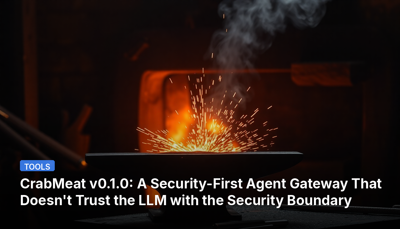 CrabMeat v0.1.0: Um Gateway de Agente Centrado em Segurança que Não Confia no LLM com o Limite de Segurança