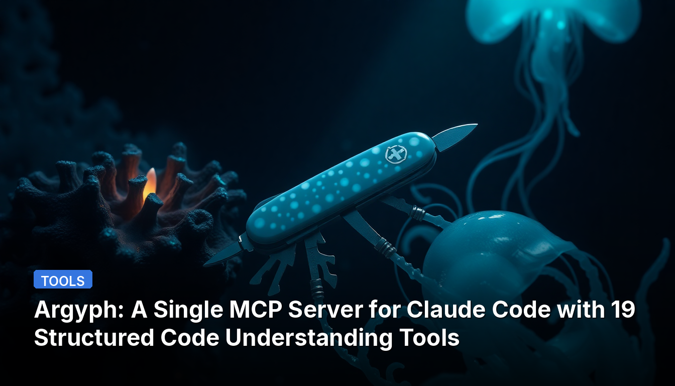 Argyph : Un seul serveur MCP pour Claude Code avec 19 outils structurés de compréhension du code