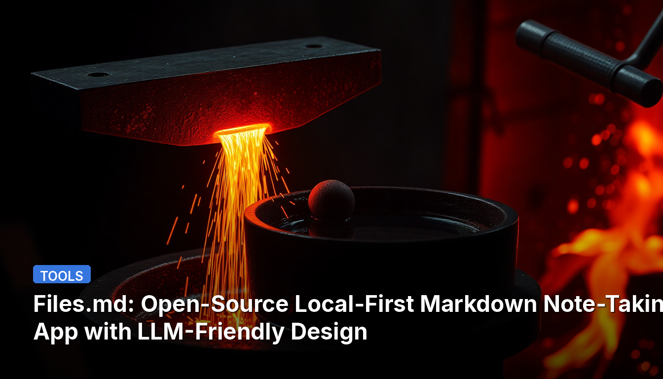 Files.md : Application de prise de notes Markdown open source, locale et conçue pour être compatible avec les LLM