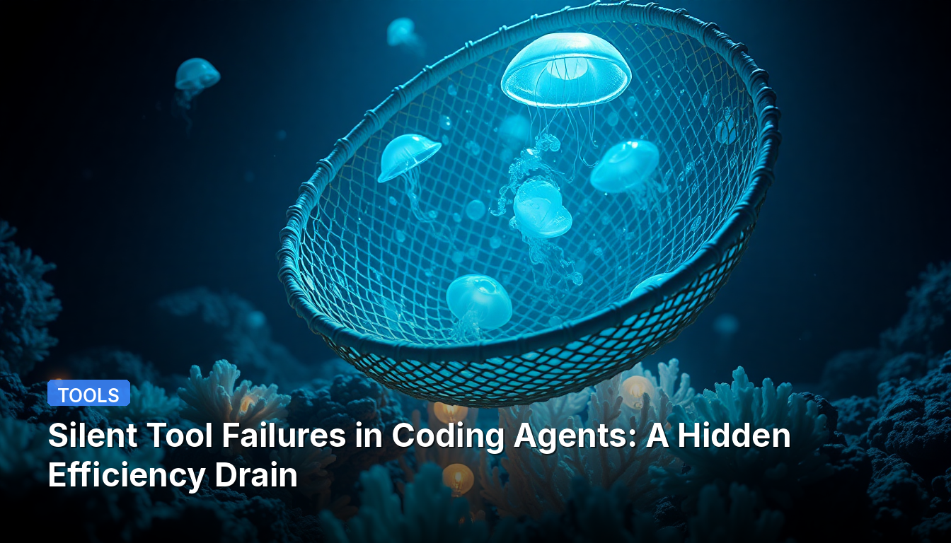 Silent Tool Failures in Coding Agents: A Hidden Efficiency Drain