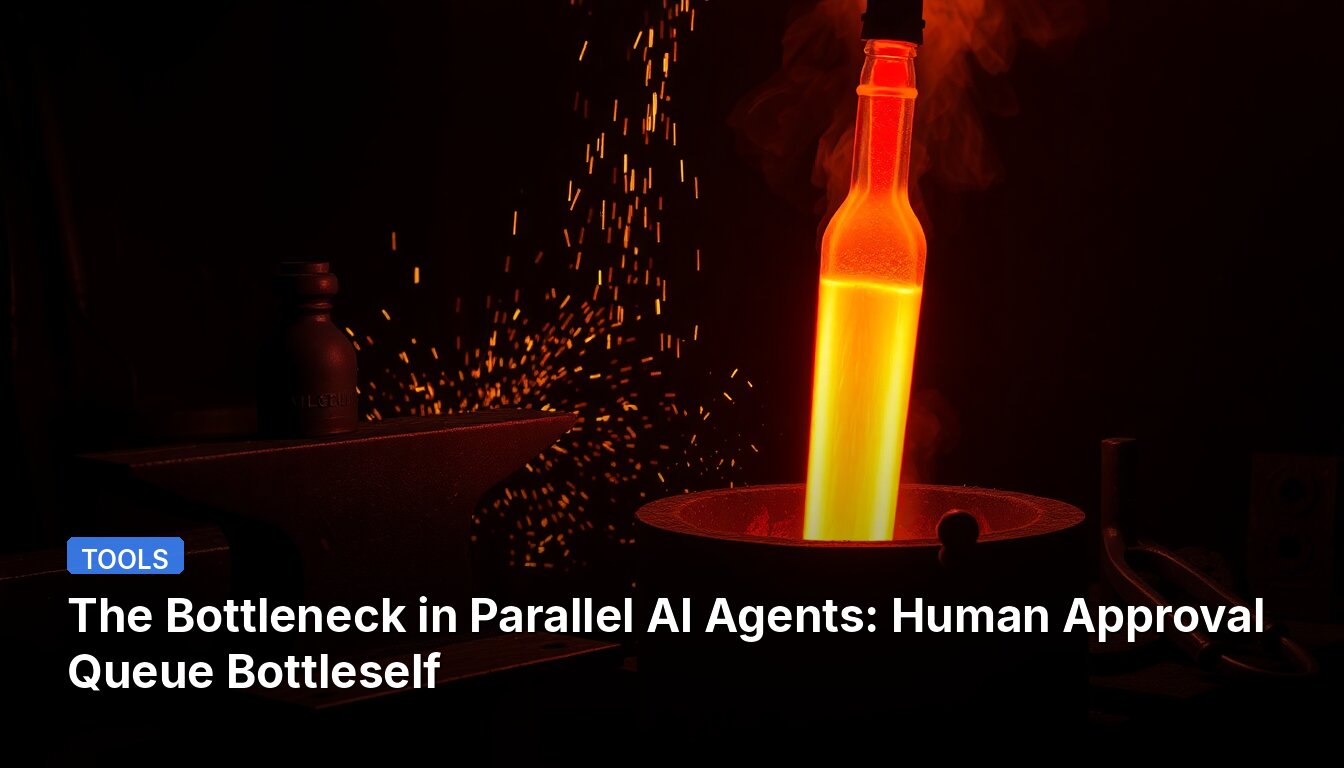 The Bottleneck in Parallel AI Agents: Human Approval Queue Bottleself