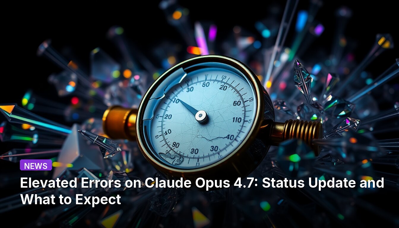 Errores Elevados en Claude Opus 4.7: Actualización de Estado y Qué Esperar
