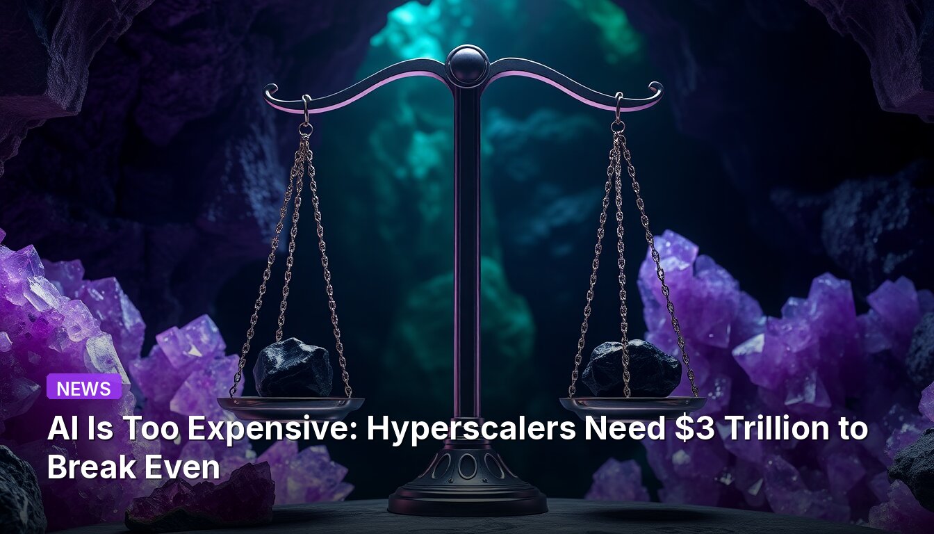AI Is Too Expensive: Hyperscalers Need $3 Trillion to Break Even
