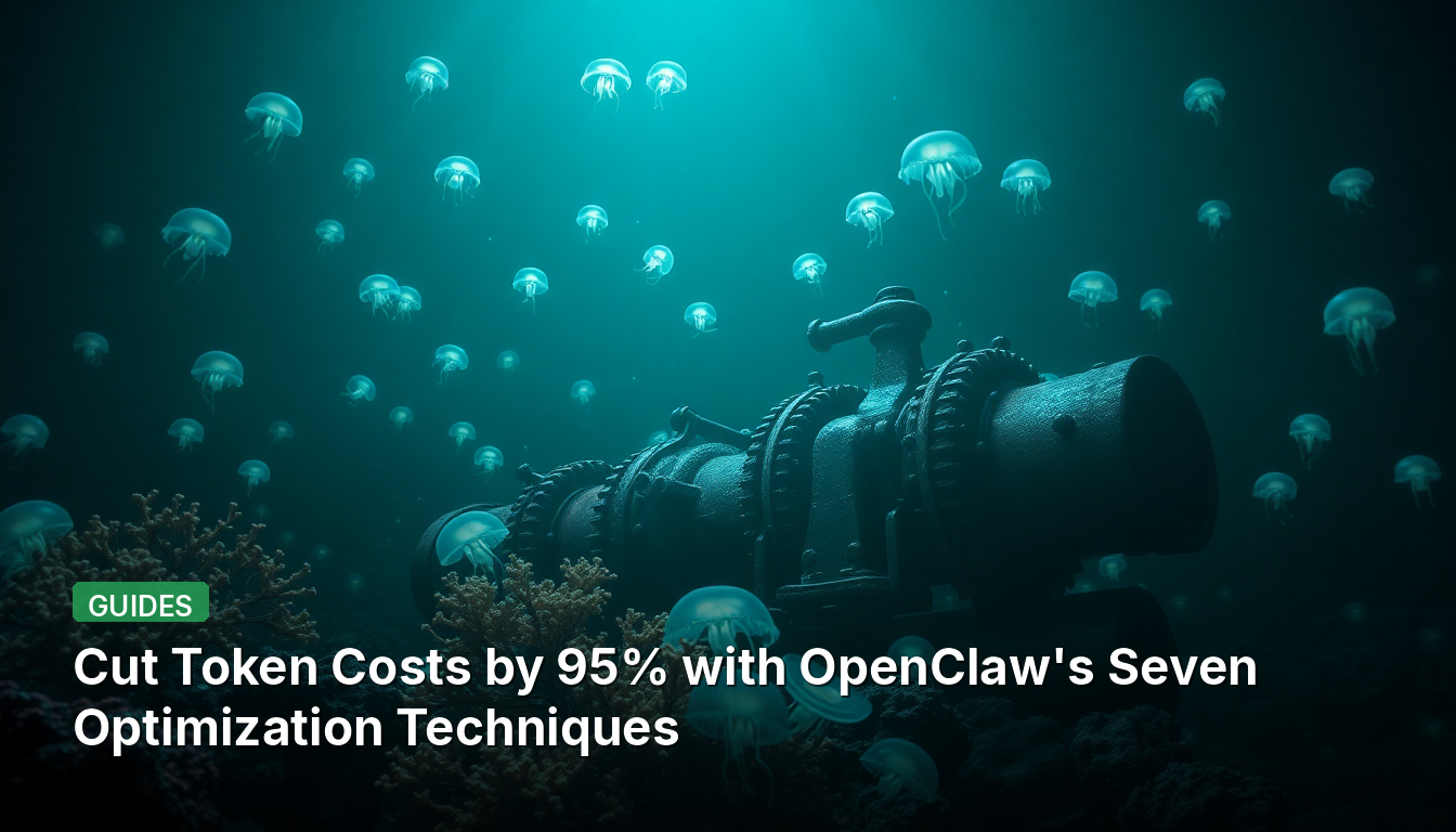 OpenClawの7つの最適化手法でトークンコストを95%削減