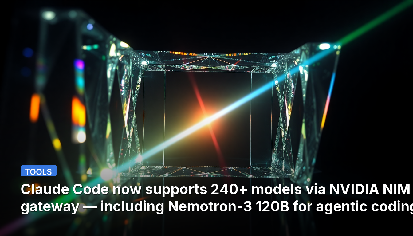 Claude CodeがNVIDIA NIMゲートウェイ経由で240以上のモデルをサポート — エージェンティックコーディング向けNemotron-3 120Bを含む