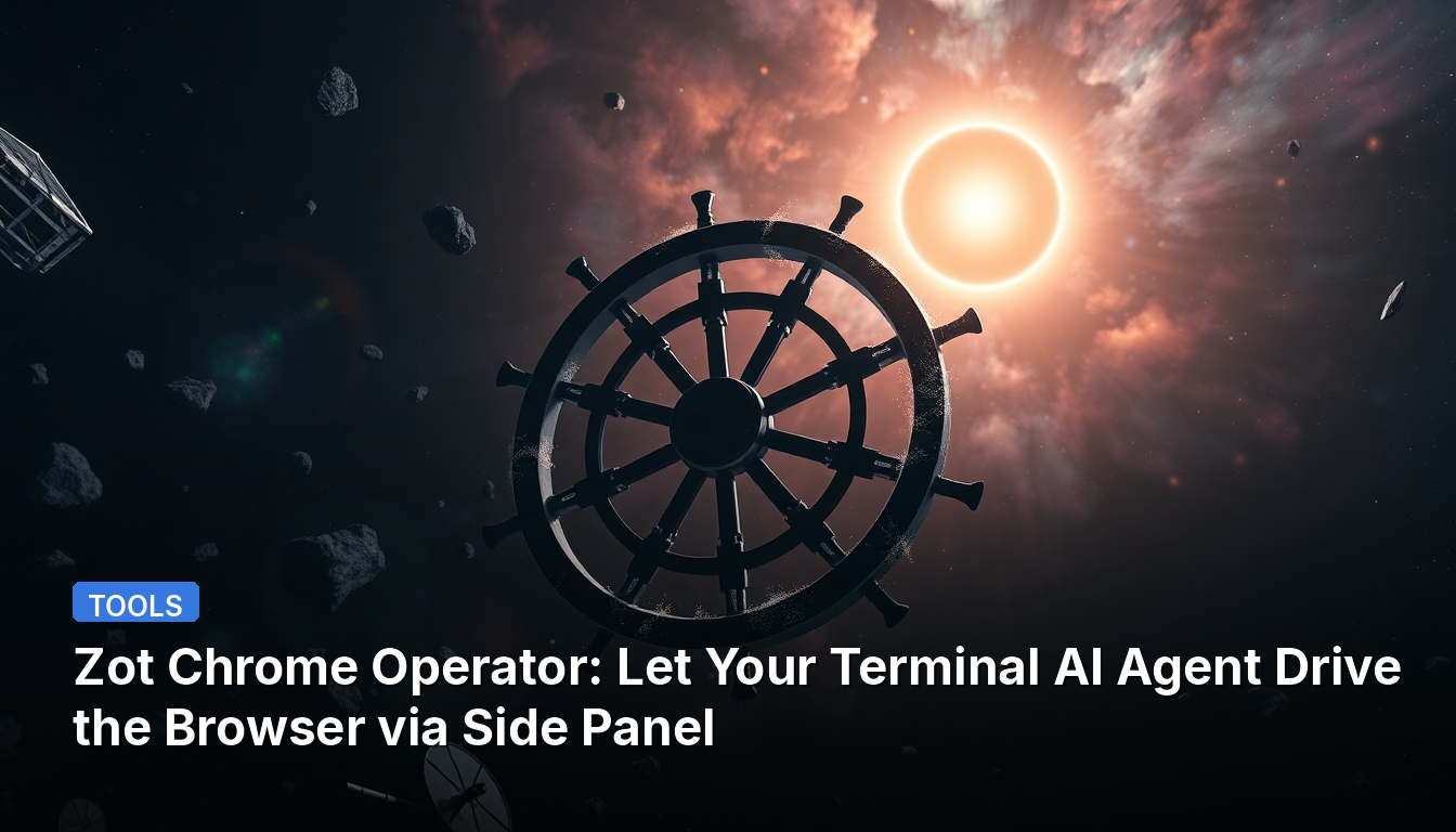 Opérateur Chrome Zot : Laissez votre agent IA de terminal piloter le navigateur via le panneau latéral