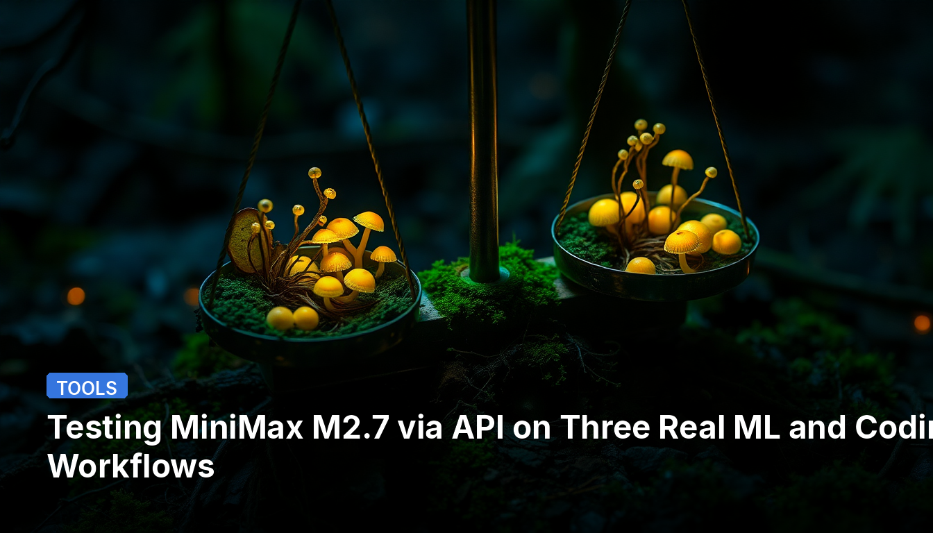 Test de MiniMax M2.7 via API sur trois workflows ML et codage réels
