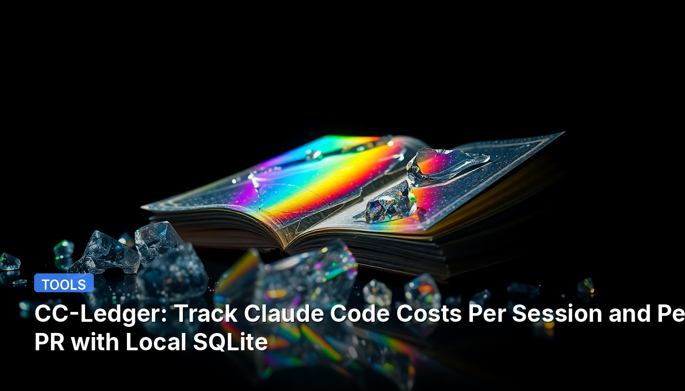 CC-Ledger : Suivi des coûts de Claude Code par session et par PR avec SQLite local