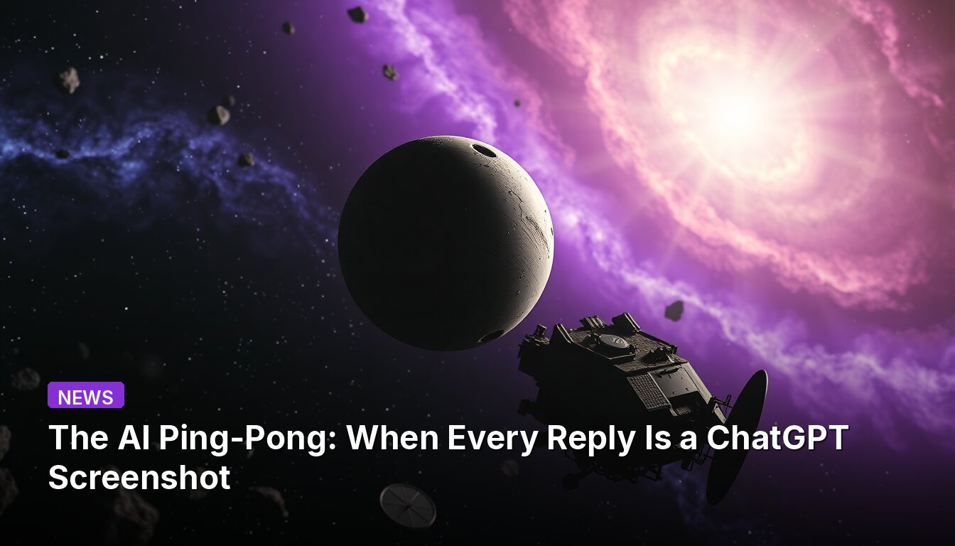Le ping-pong de l'IA : quand chaque réponse est une capture d'écran de ChatGPT