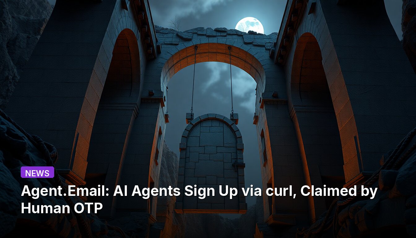 Agent.Email: KI-Agenten melden sich per curl an, per menschlichem OTP beansprucht