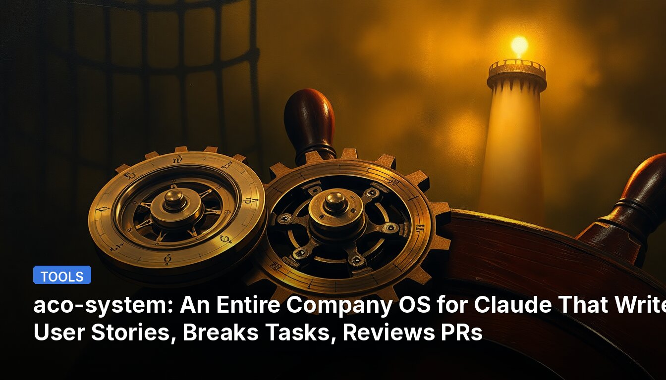 aco-system: Un Sistema Operativo Completo para Empresas para Claude que Escribe Historias de Usuario, Divide Tareas y Revisa PRs