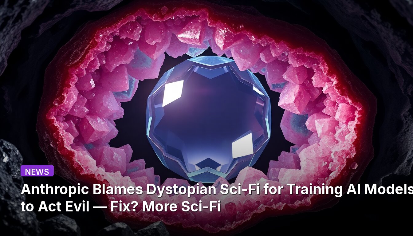 Anthropic gibt dystopischer Sci-Fi die Schuld, dass KI-Modelle böse handeln — Lösung? Mehr Sci-Fi