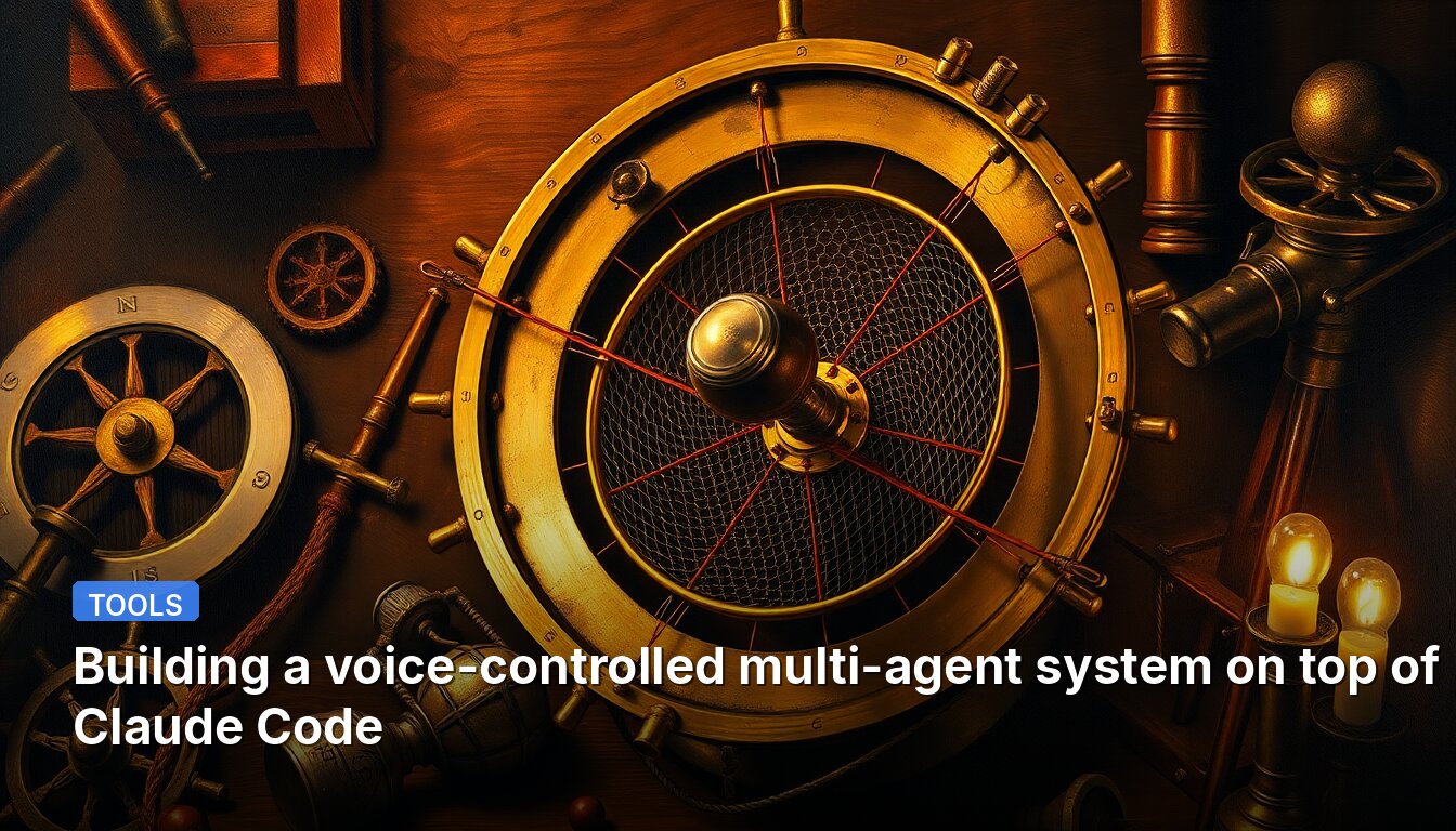 Construindo um sistema multiagente controlado por voz sobre o Claude Code