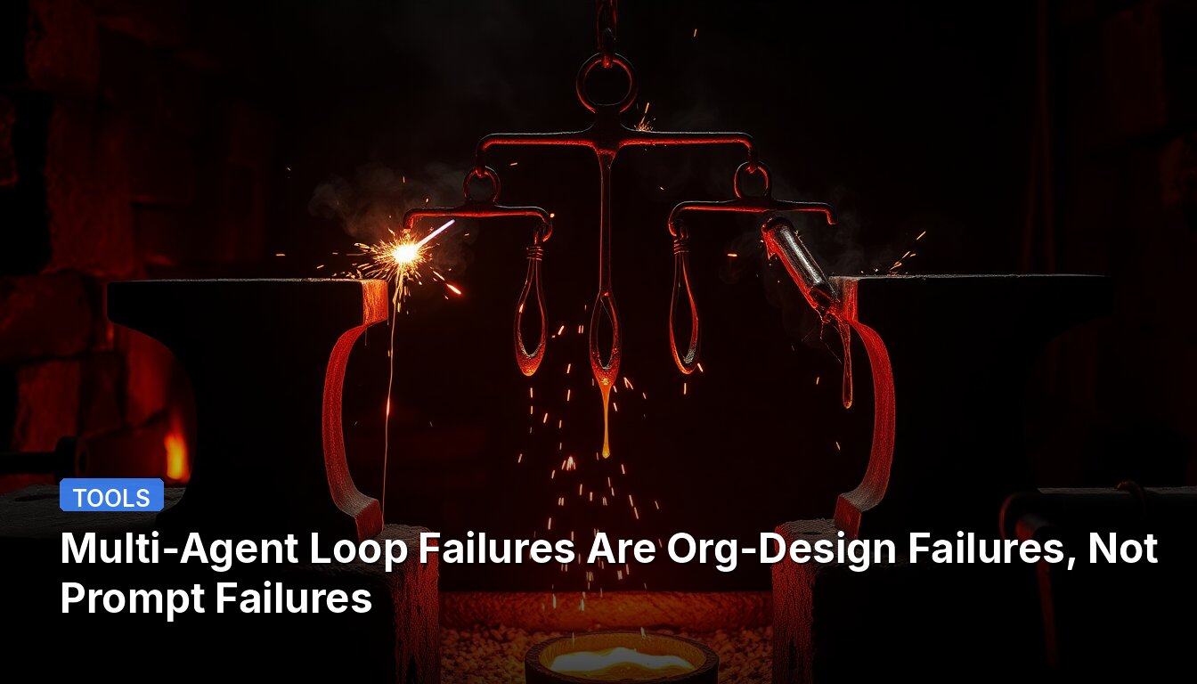 Multi-Agent Loop Failures Are Org-Design Failures, Not Prompt Failures