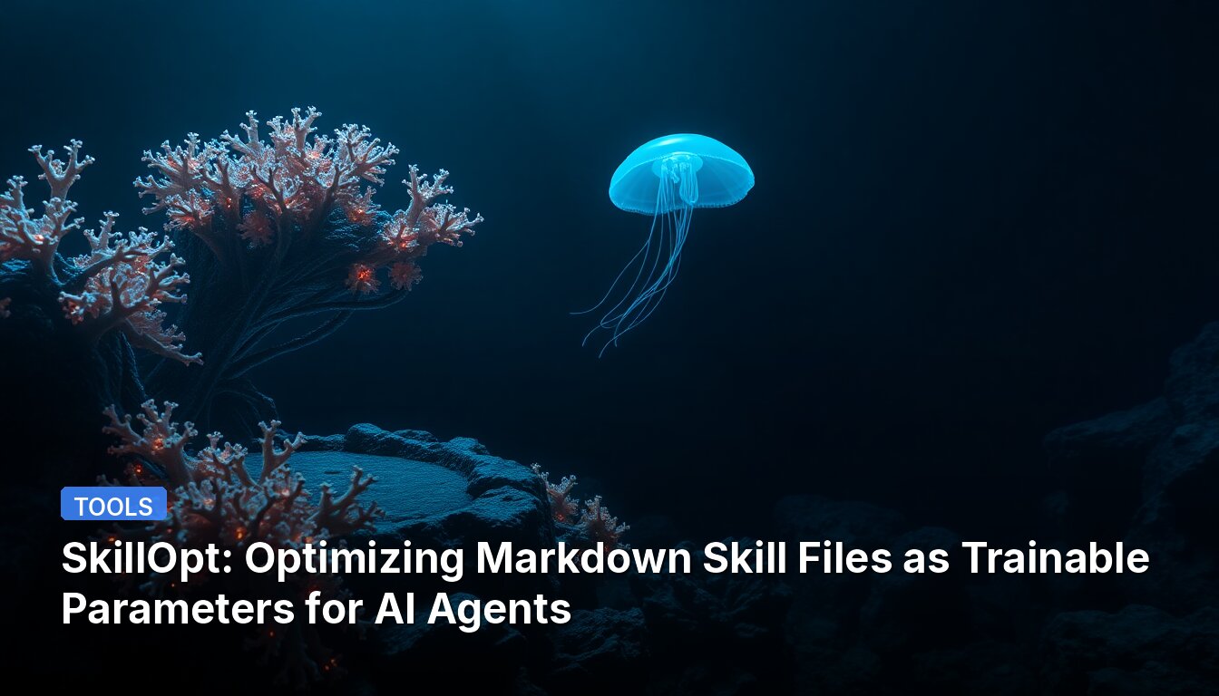 SkillOpt: Optimizing Markdown Skill Files as Trainable Parameters for AI Agents