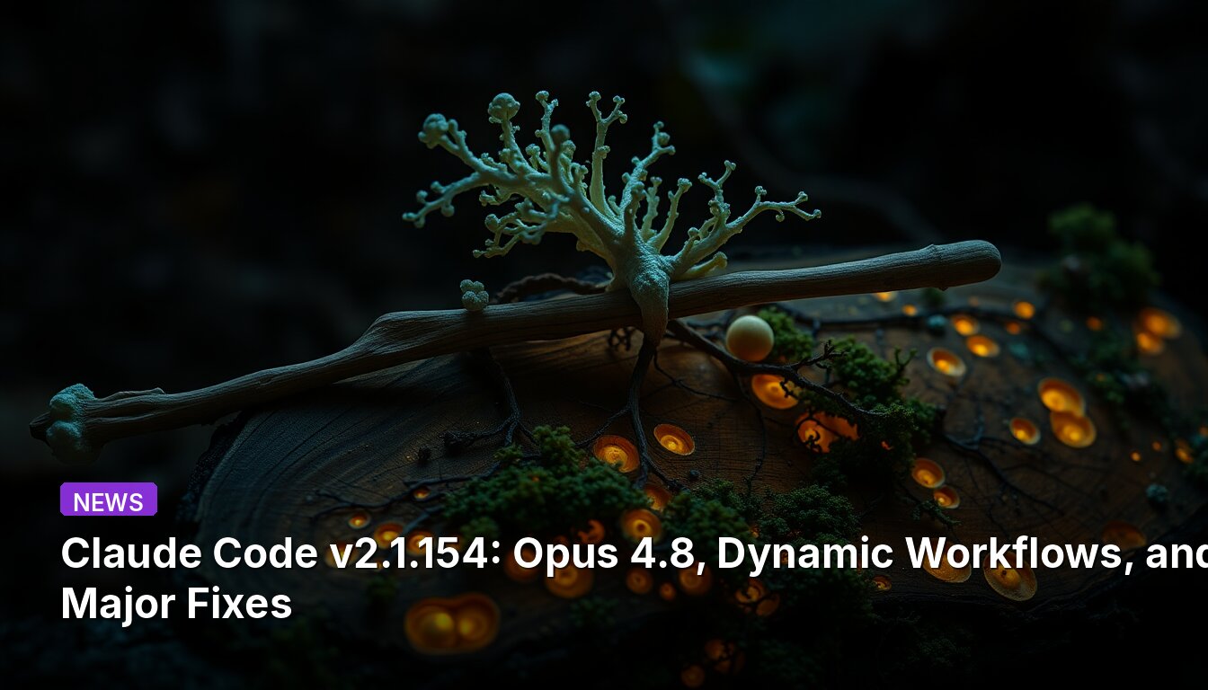 Claude Code v2.1.154: Opus 4.8, Flujos de Trabajo Dinámicos y Principales Correcciones