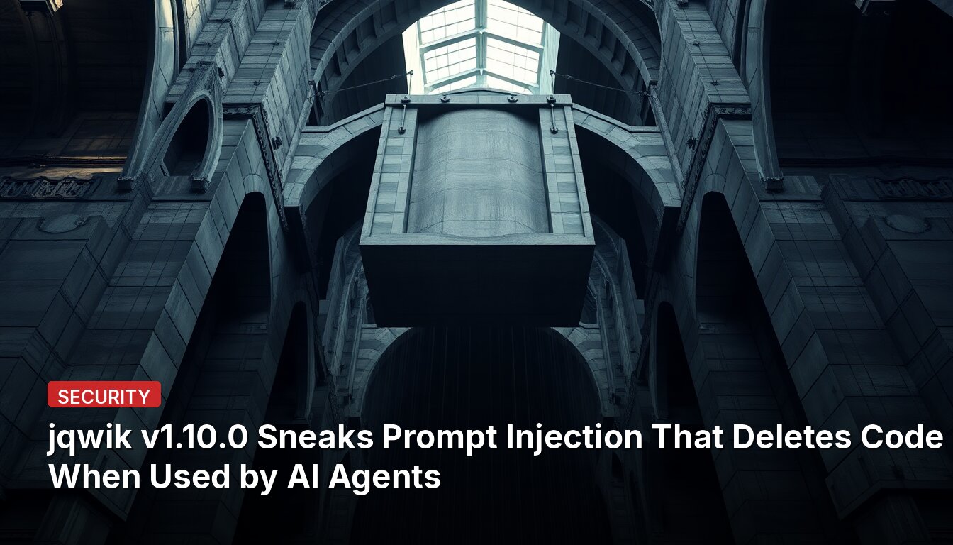 jqwik v1.10.0 Sneaks Prompt Injection That Deletes Code When Used by AI Agents