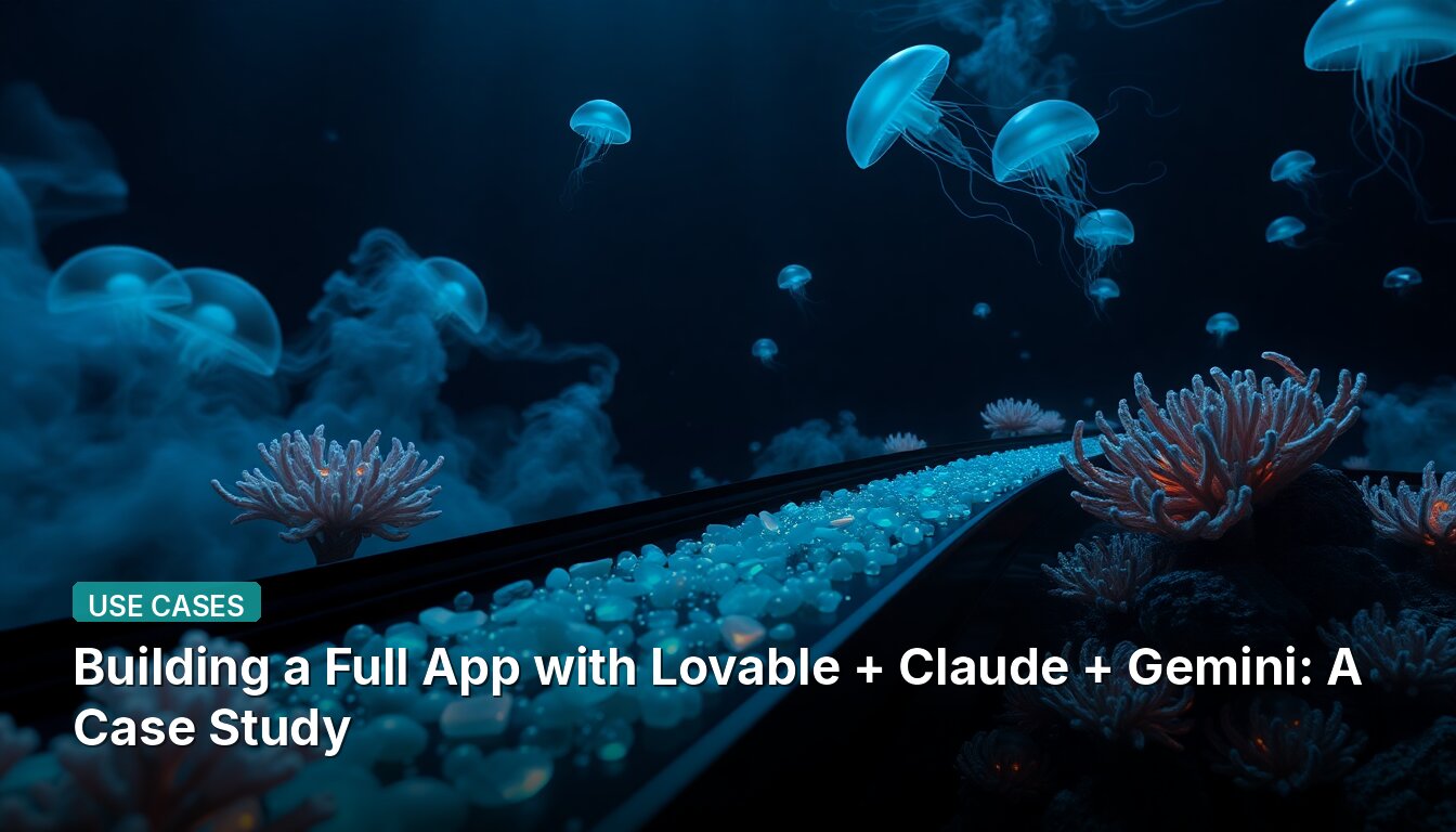 Building a Full App with Lovable + Claude + Gemini: A Case Study