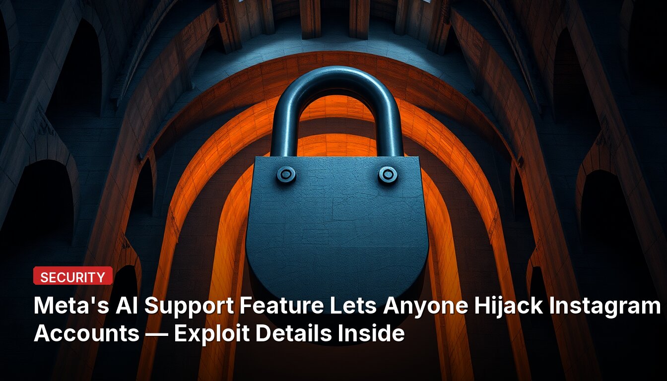 Meta's AI Support Feature Lets Anyone Hijack Instagram Accounts — Exploit Details Inside