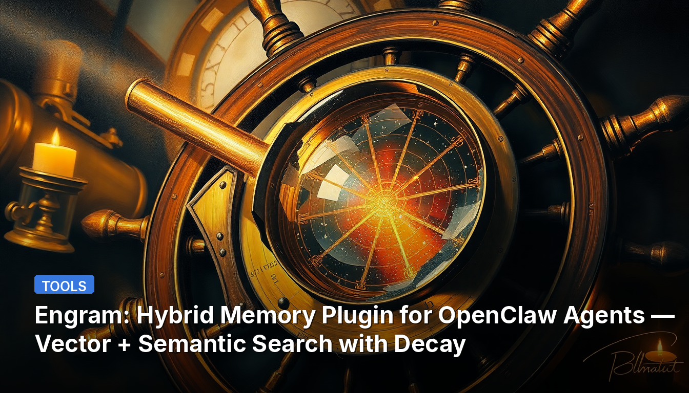 Engram: Hybrid Memory Plugin for OpenClaw Agents — Vector + Semantic Search with Decay
