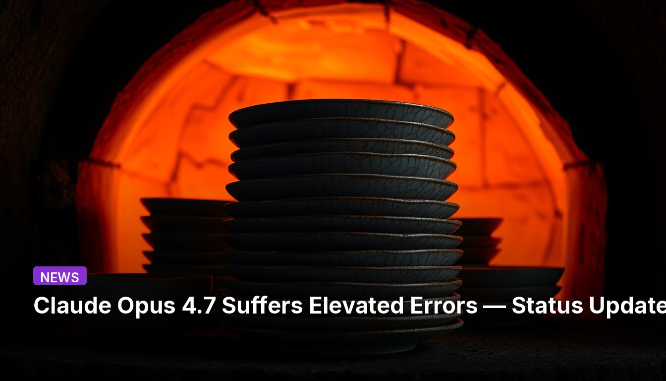 Claude Opus 4.7 Suffers Elevated Errors — Status Update