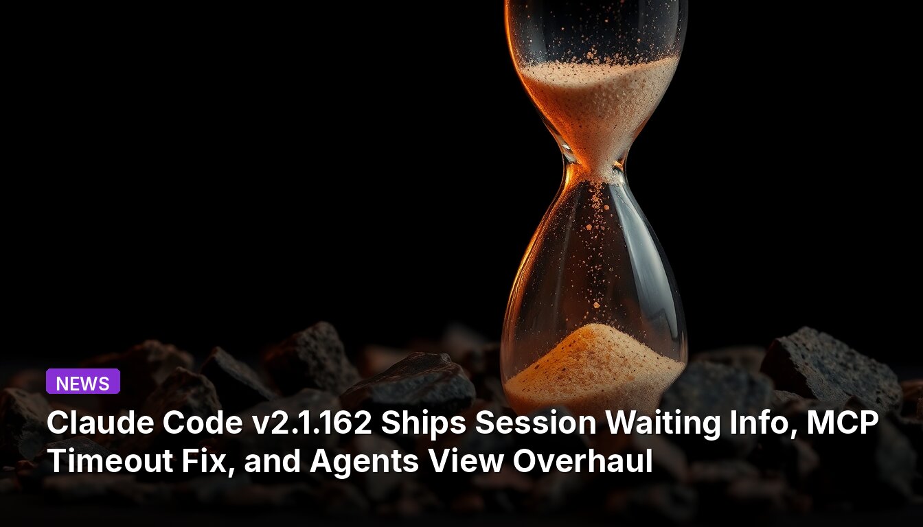 Claude Code v2.1.162 Ships Session Waiting Info, MCP Timeout Fix, and Agents View Overhaul
