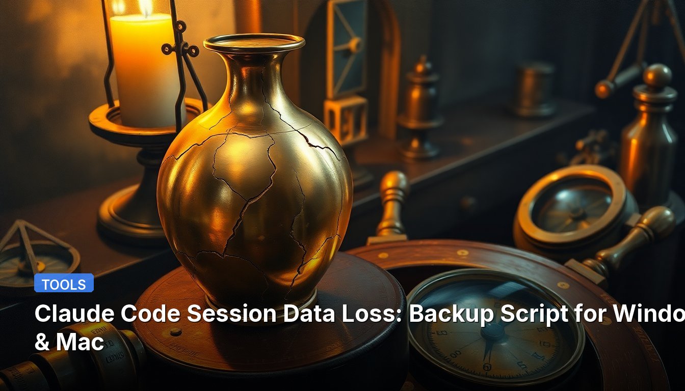 Claude Code Sitzungsdatenverlust: Backup-Skript für Windows & Mac
