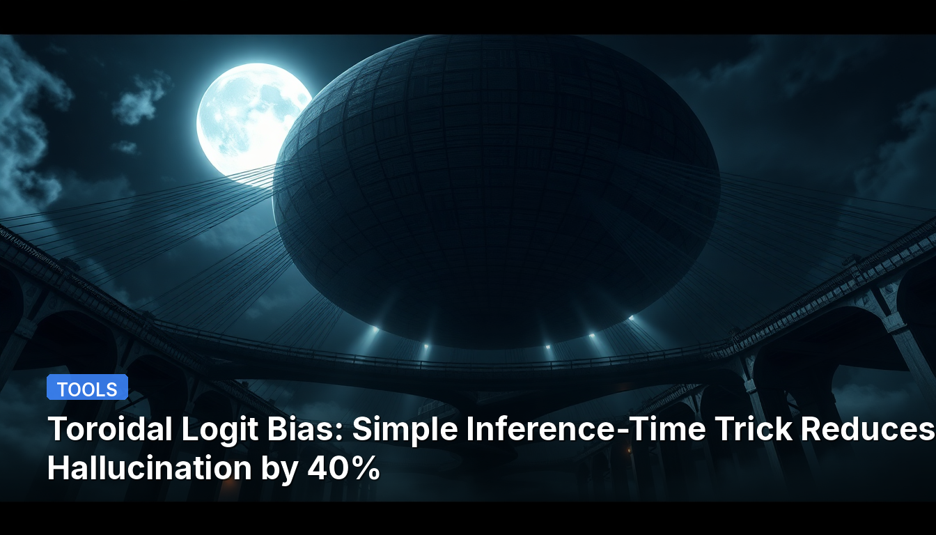 Toroidal Logit Bias: простой трюк на инференсе снижает галлюцинации на 40%
