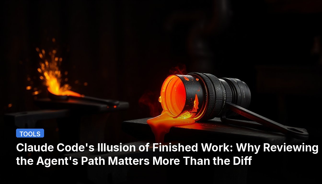 Claude Code's Illusion of Finished Work: Why Reviewing the Agent's Path Matters More Than the Diff
