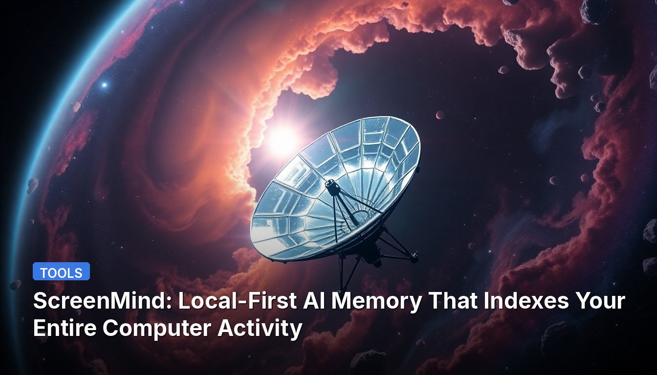 ScreenMind: Memoria de IA Local que Indexa Toda tu Actividad Informática