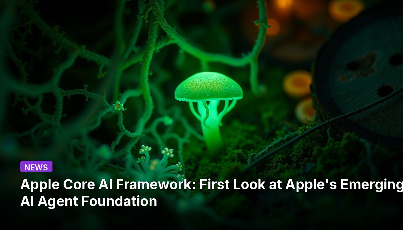 애플 코어 AI 프레임워크: 애플의 새로운 AI 에이전트 기반 첫인상