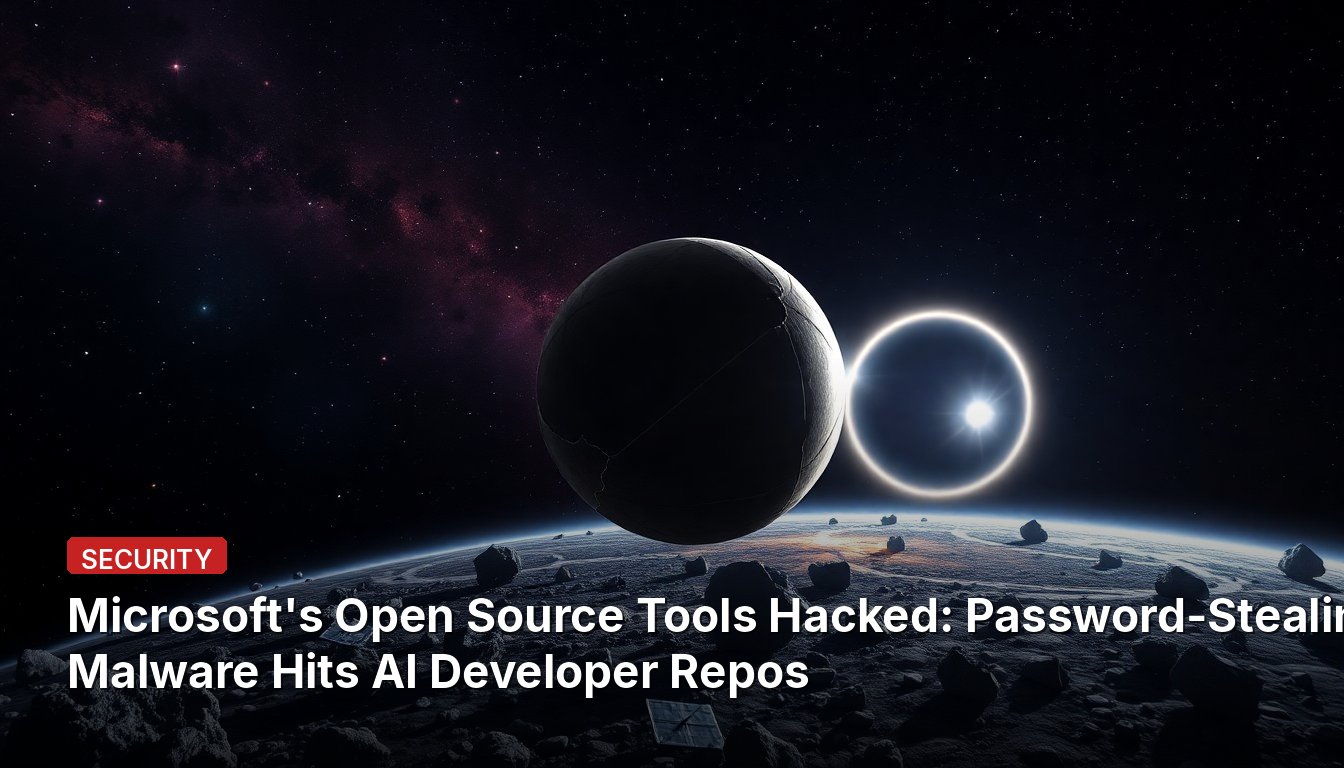 Ferramentas de código aberto da Microsoft hackeadas: malware que rouba senhas atinge repositórios de desenvolvedores de IA
